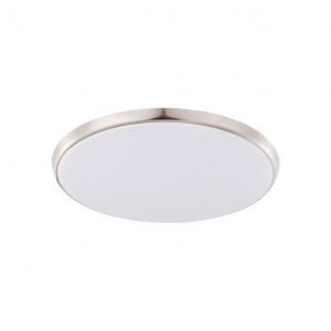 Ollie 12W Dimmable LED Tri-Colour Oyster Light Brushed Chrome Trim