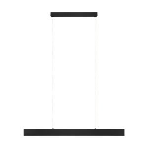 Climene 1170mm 29W Tri-Colour LED Matt Black Interior Pendant Light