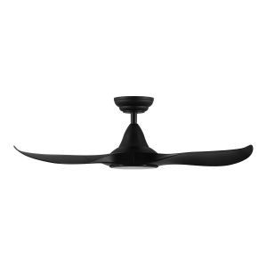 Black Eglo Noosa 40" 3 Blade DC Indoor/Outdoor Ceiling Fan with 18W CCT Dimmable LED Light