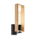 Littleton 1 Light Brown and Black Wall Light