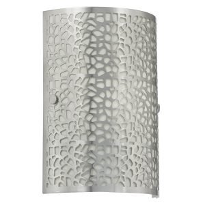 Almera Laser Cut Metal Design Antique Nickel Wall Light