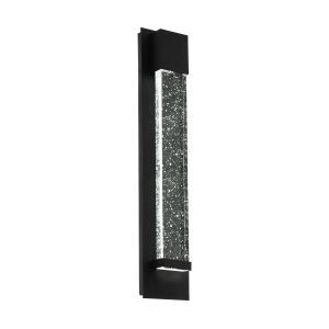 Villagrazia 400mm Large 6.6W Warm White LED Wall Light in Black