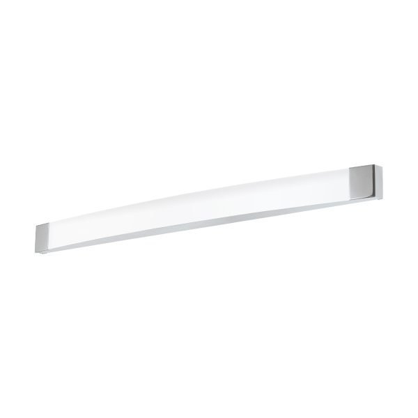 Siderno 900mm 24W Neutral White LED Vanity Light Chrome & Opal