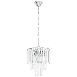 Agrigento 4 Light Crystal Chandelier in Chrome