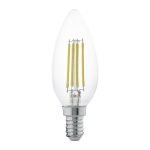 Filament E14 C35 Clear Candle 4W LED Globe