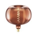 Apple Shaped Filament Decorative 4W Vaporised Copper LED Globe