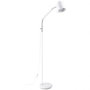 Lara 1 Light White Floor Lamp