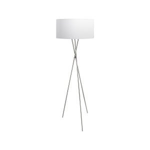 Fondachelli 1 Light Floor Lamp in Satin Nickel