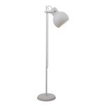 Mento 1 Light Floor Lamp in White