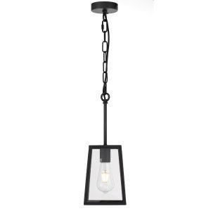 Cantena 150mm IP43 Black Exterior Pendant Light