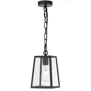 Cantena 150mm IP43 Black Exterior Pendant Light