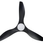 Eglo Surf 52"Black DC Ceiling Fan with LED Light