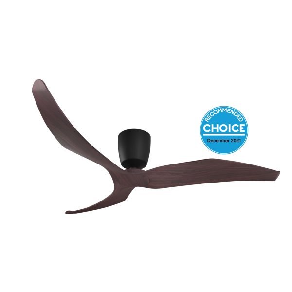 Aeratron FR3 60" 3 Blade DC Ceiling Fan with Remote in Walnut