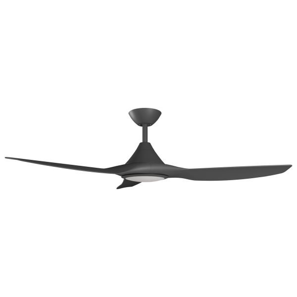 Calibo Smart CloudFan ABS DC Ceiling Cloud Fan with 20W CCT LED Light and Remote in Black