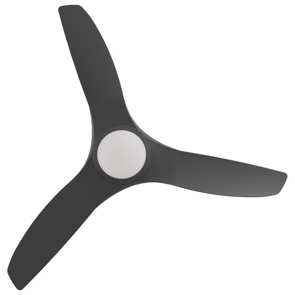 Calibo Smart CloudFan ABS DC Ceiling Cloud Fan with 20W CCT LED Light and Remote in Black