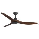 Calibo Smart CloudFan 60" (1520mm) ABS Energy Efficient DC Ceiling Cloud Fan and Remote in Black with Koa