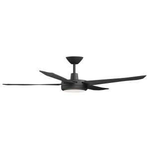 Calibo Enviro 60" (1530mm) DC Ceiling Fan with 18W CCT LED Light and Remote in Black